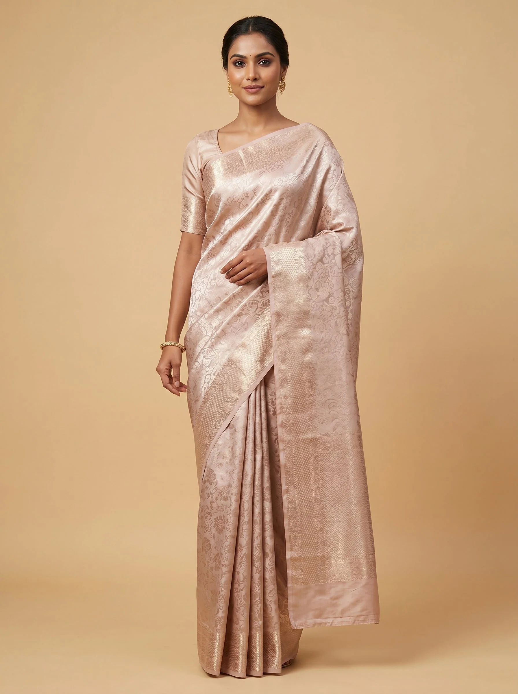 Silver Sheen Glow Saree