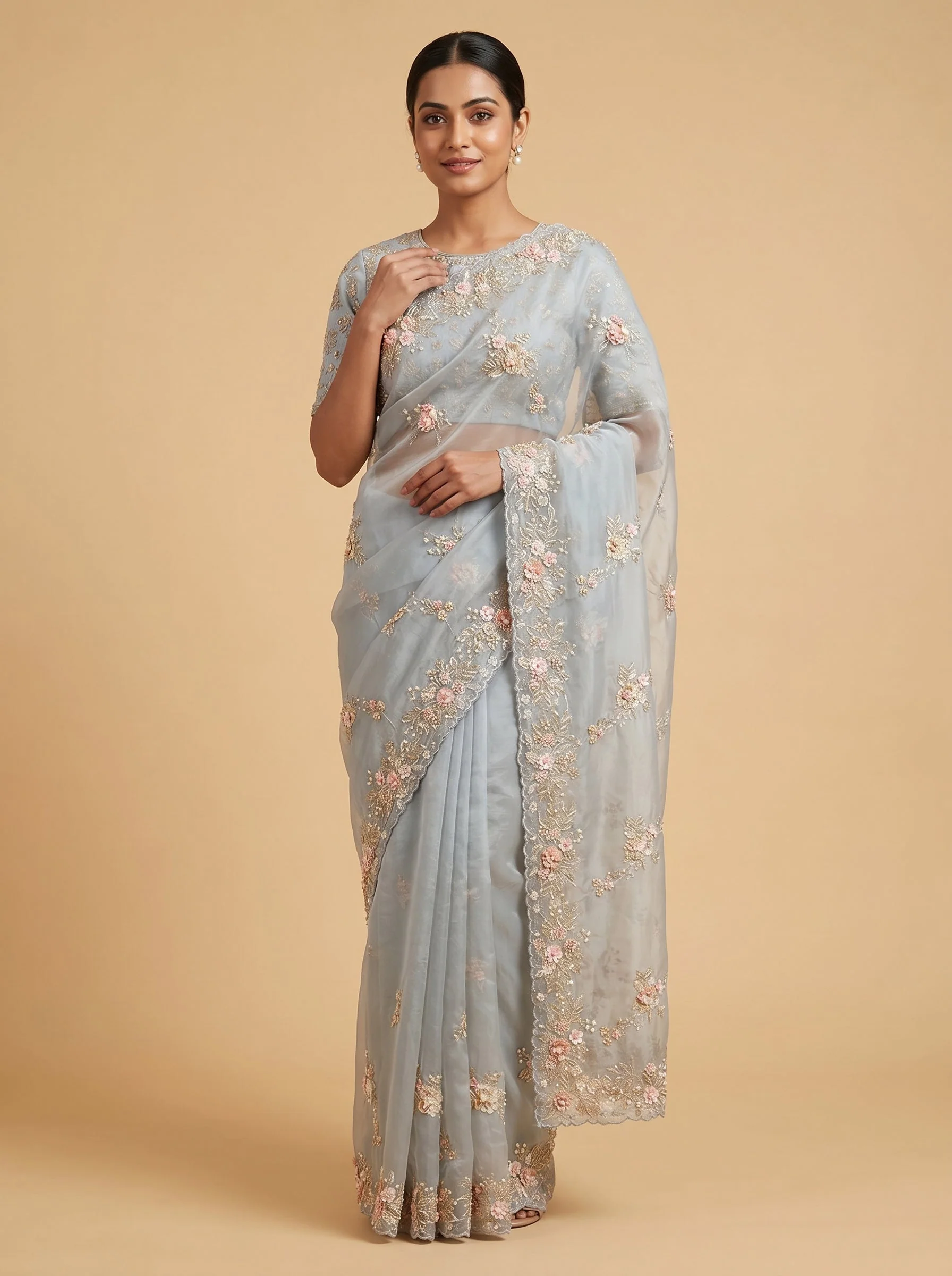 Smoky Steel Drape