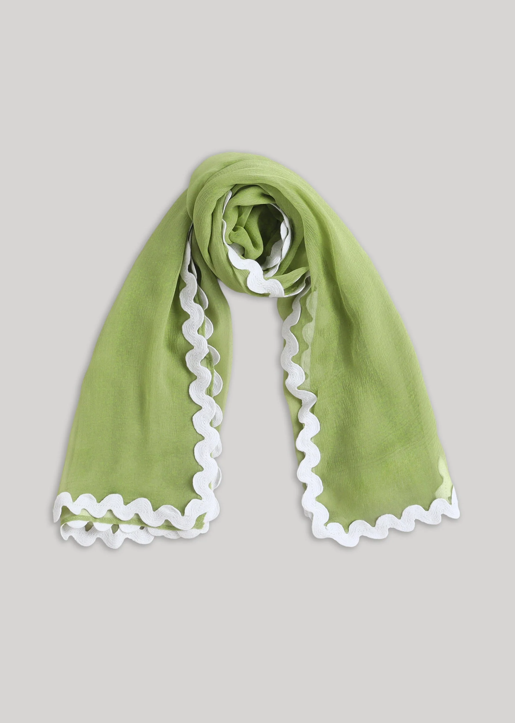Soft Green Salwar Suit With Resham Detailing - Image 5