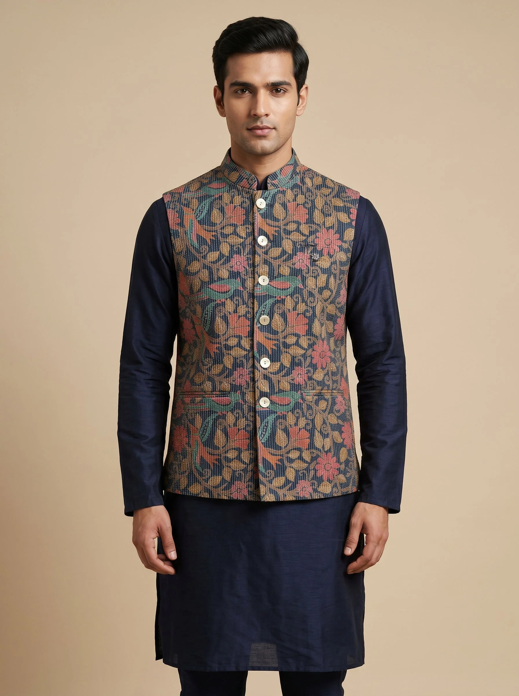 Teal Festive Kurta