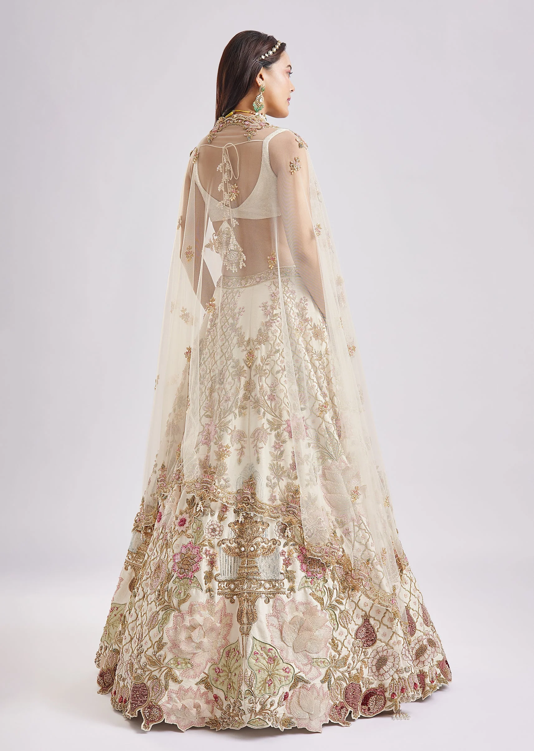 The Regal Off White Bridal Masterpiece - Image 2