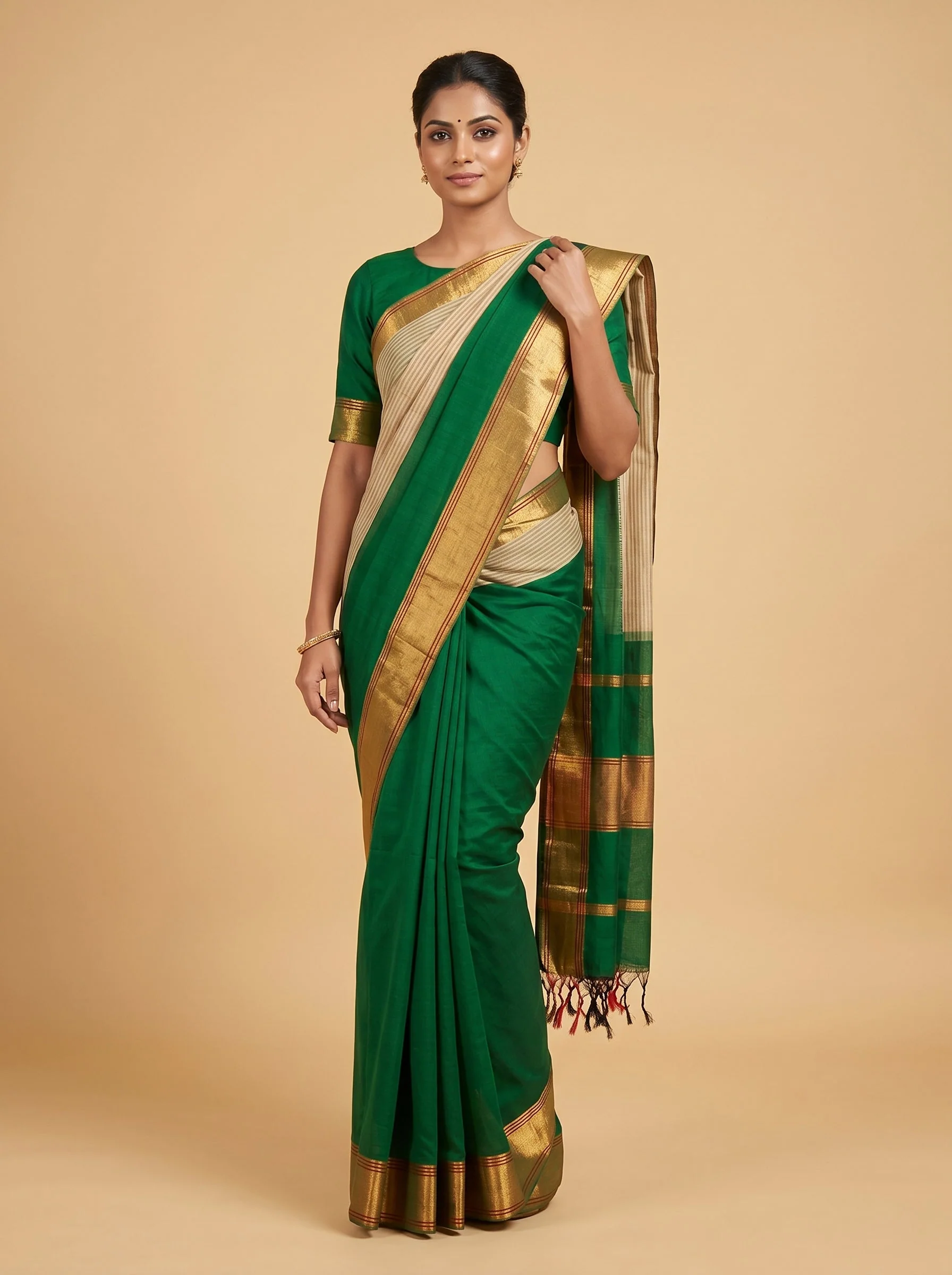 Verdant Green Drape