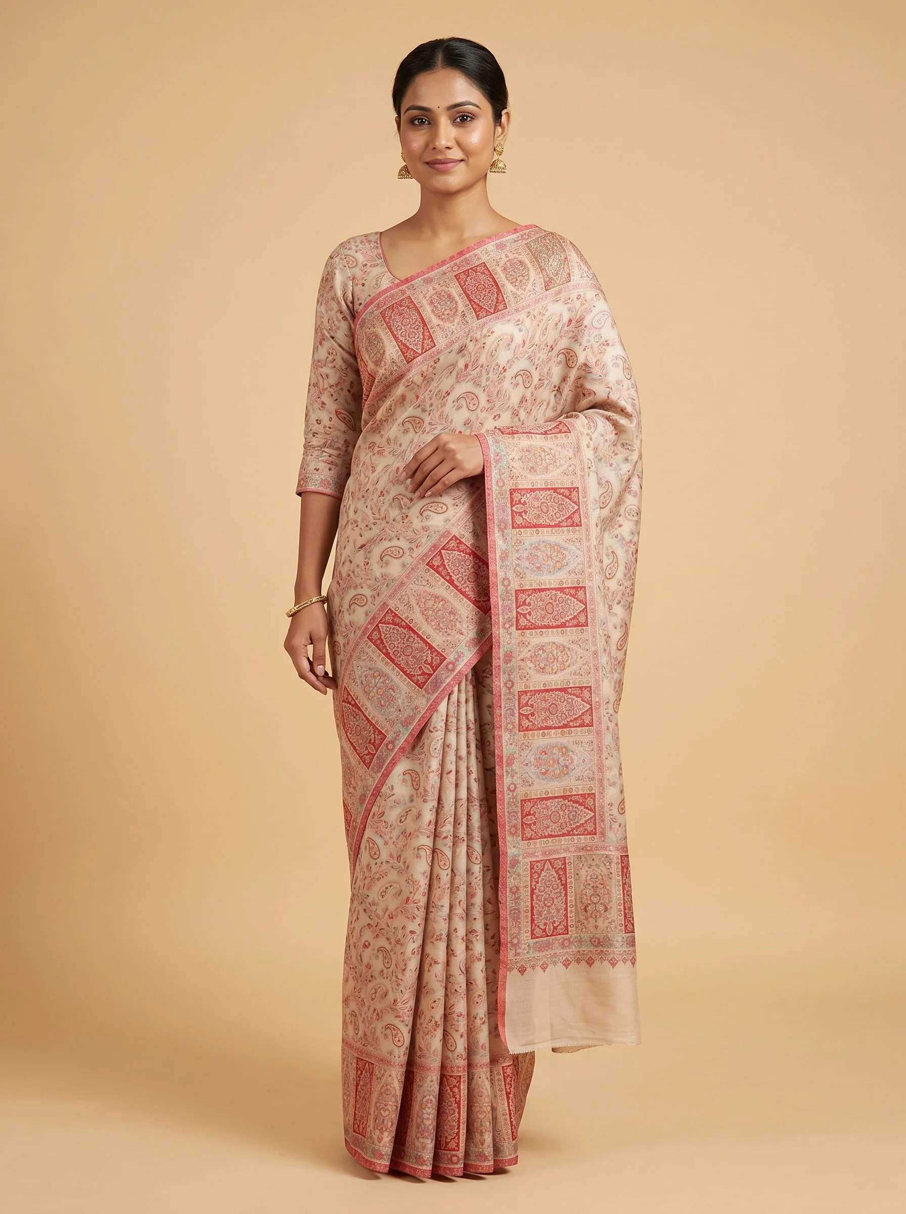 White Clean Canvas Handloom Saree