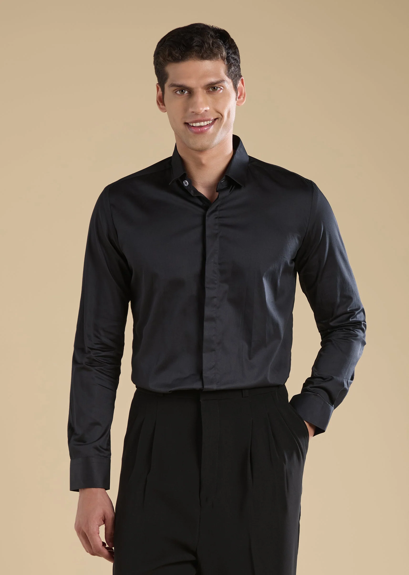 White Embellished Tuxedo Set With Shirt And Trousers - Image 6