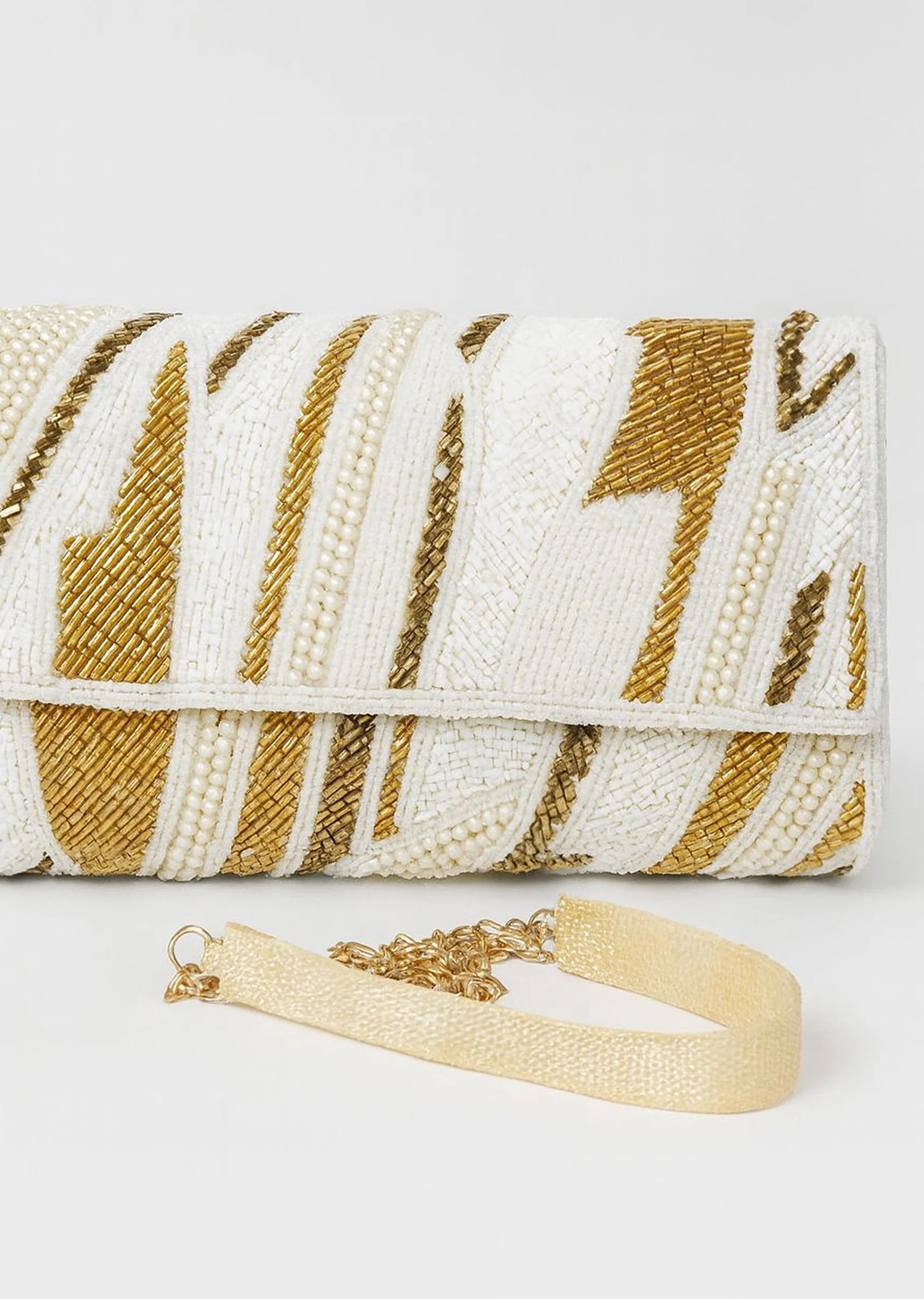White Festive Clutch - Image 2