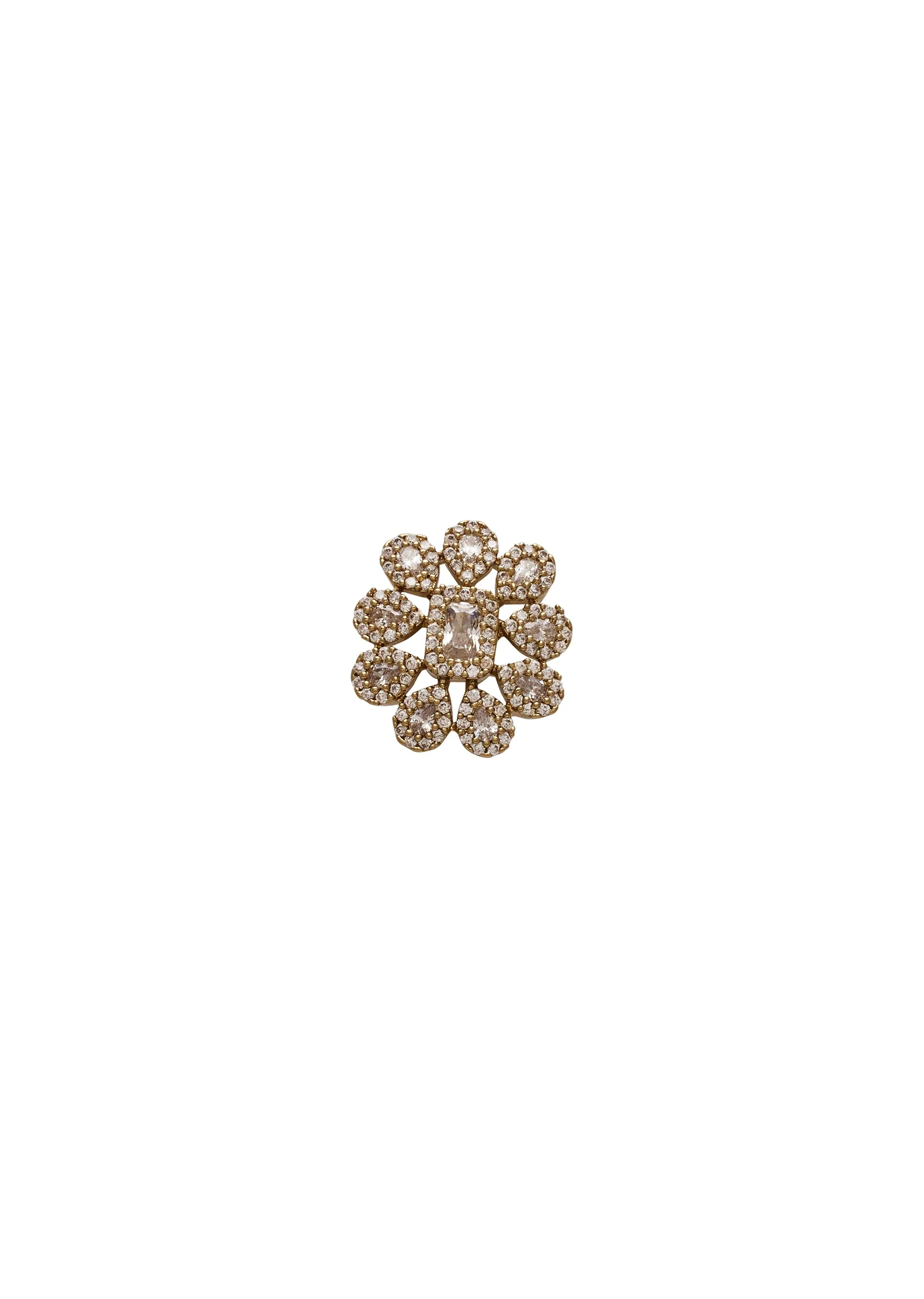 White Floral Choker Necklace Set. - Image 4