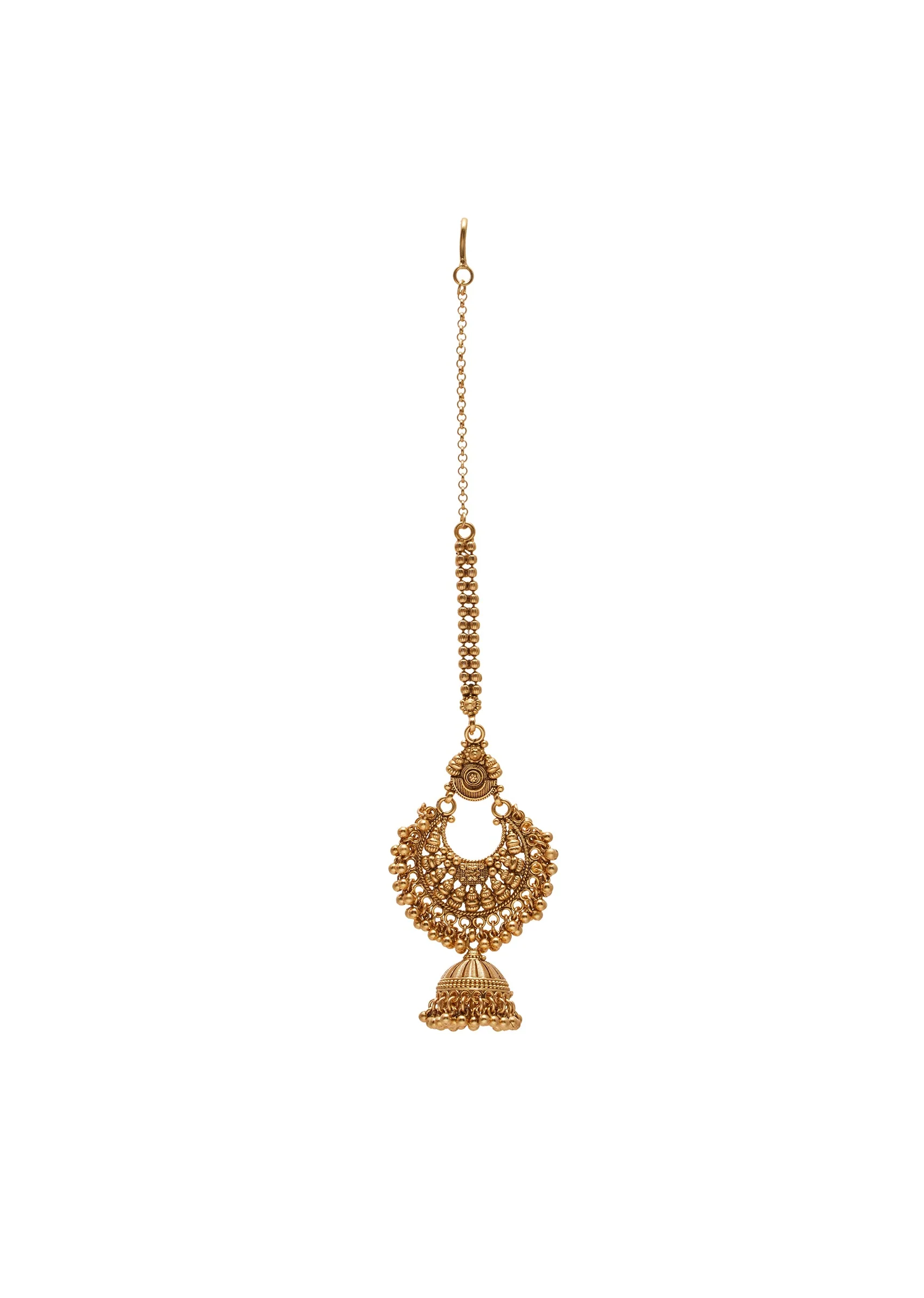 White Stone And Pearl Kundan Choker Set - Image 5
