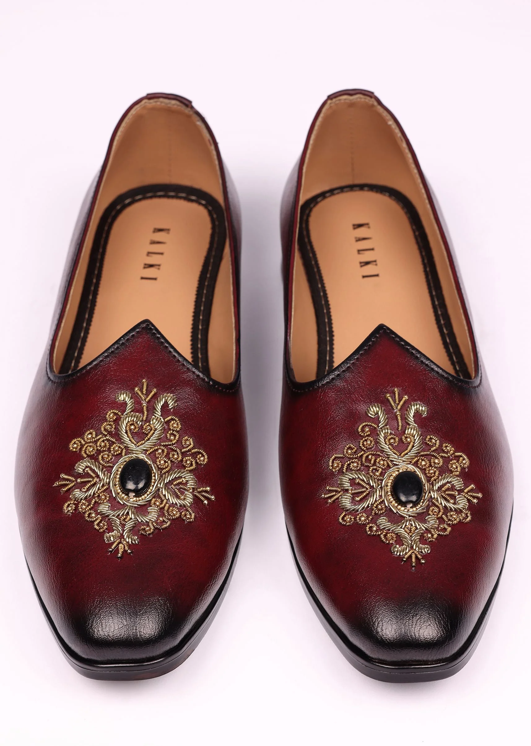 Wine Handwork Jutti For Men
