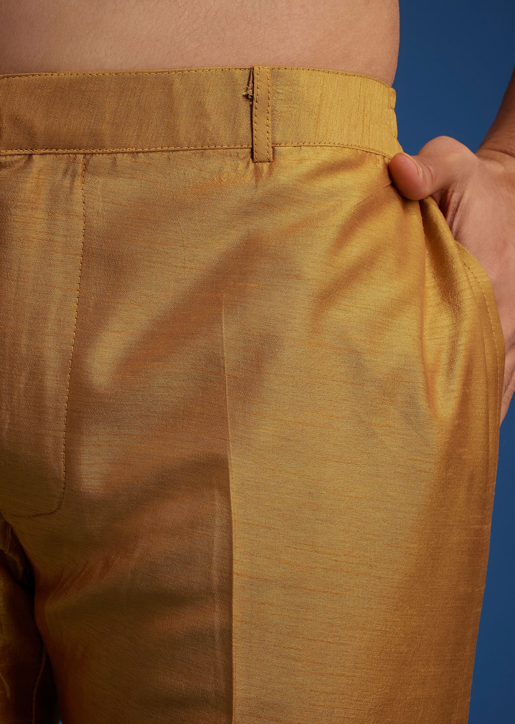 Yellow Cotton Linen Jacket With Stone And Thread Embroidery - Image 7