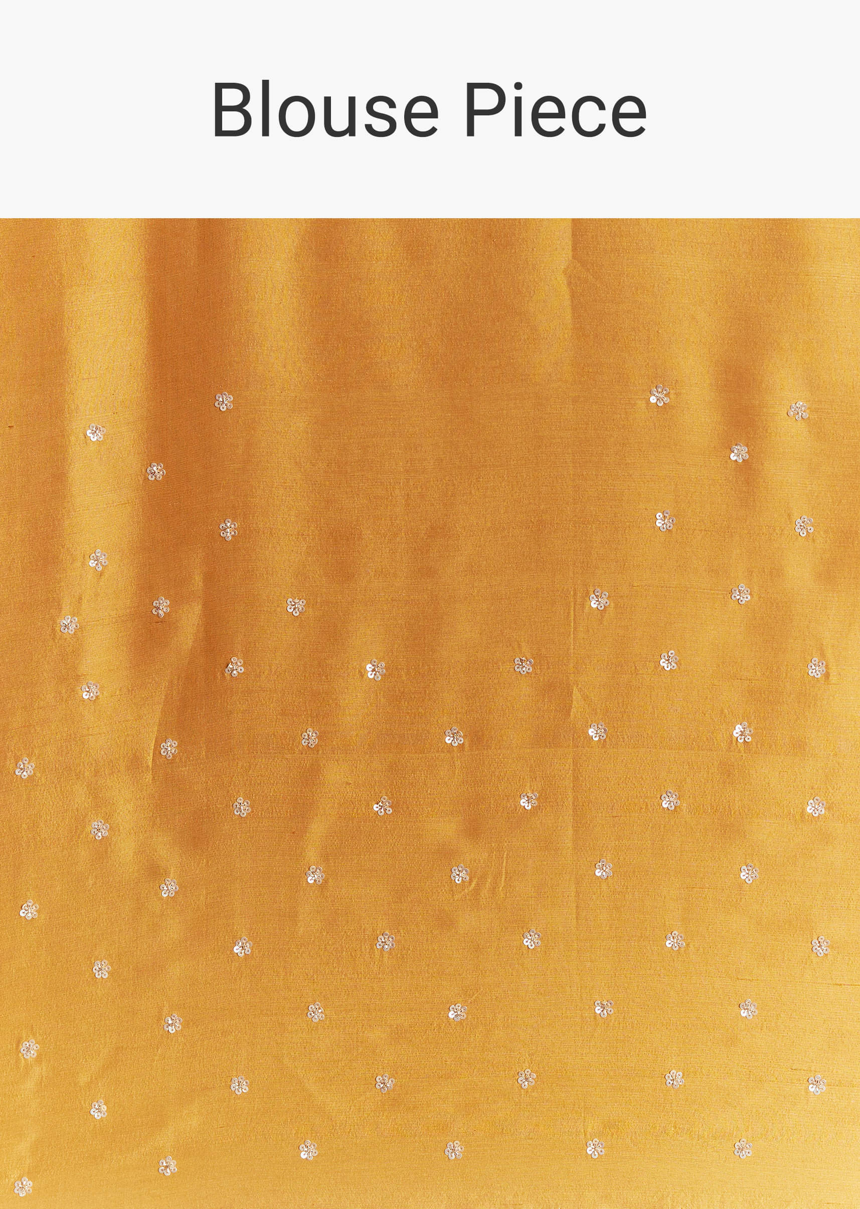 Yellow Crush Tissue Saree With Heavy Embroidered Border And Blouse - Image 10